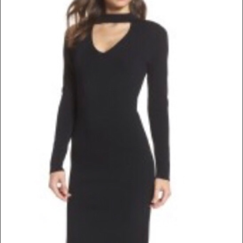Eliza J Choker Collar Dress